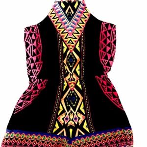 patterned romper!